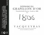 Domaine du Grapillon D'or - Vacqueyras 1806 2019 (750)