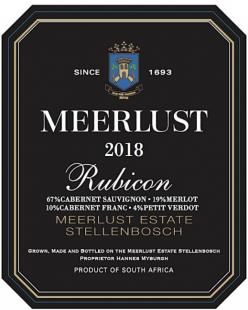 Meerlust - Rubicon Stellenbosch 2018 (750ml) (750ml)