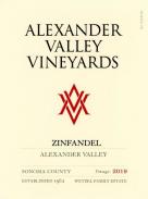 Alexander Valley Vineyards - Zinfandel Alexander Valley 2019 (750)