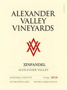 Alexander Valley Vineyards - Zinfandel Alexander Valley 2019 (750ml) (750ml)