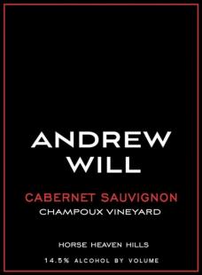 Andrew Will - Cabernet Sauvignon Champoux Vineyard Black Label 2018 (750ml) (750ml)