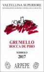 Arpepe - Nebbiolo Valtellina Superiore Grumello Rocca de Piro 2017 (750)