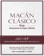 Bodegas Benjamin de Rothschild Vega Sicilia - Macan Clasico Rioja 2018 (750)