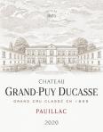 Ch�teau Grand-Puy-Ducasse - Pauillac Bordeaux 2020 (750)