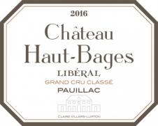 Chateau Haut Bages Liberal - Pauillac Bordeaux 2016 (750ml) (750ml)
