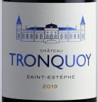 Chateay Tronquoy - Saint Estephe Bordeaux 2019 (750)