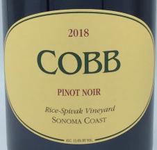 Cobb - Pinot Noir Rice-Spivak Vineyard Sonoma Coast 2018 (750ml) (750ml)