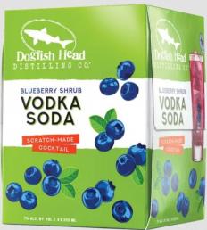 Dogfish Head - Blueberry Shrub Vodka Soda Cans 4 pack (12oz bottles) (12oz bottles)