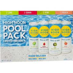 High Noon - Hard Seltzer Variety Pool Pack 8 Cans (3L) (3L)