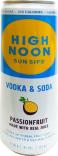 High Noon - Hard Seltzer Passion Fruit 4 pack Cans (120)