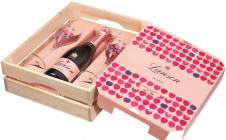 Lanson - Le Rose Champagne Fruit Market Limited Edition w/ 2 Flutes NV (750ml) (750ml)