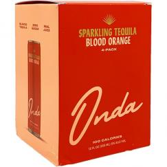 Onda - Sparkling Tequila Blood Orange 4 pack Cans (12oz bottles) (12oz bottles)