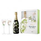 Perrier Jouet - Brut Champagne Belle Epoque with 2 Flutes 2014 (750)