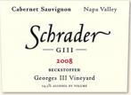Schrader - Cabernet Sauvignon GIII Beckstoffer Georges III Vineyard 2021 (750)